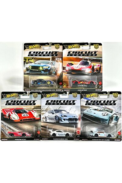 HOT WHEELS Premium - Circuit Legends 5 li Set - HNW46-979J