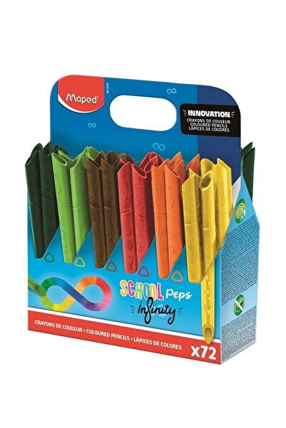 Maped Color Peps Infinity colored pencils, 72 colors/set