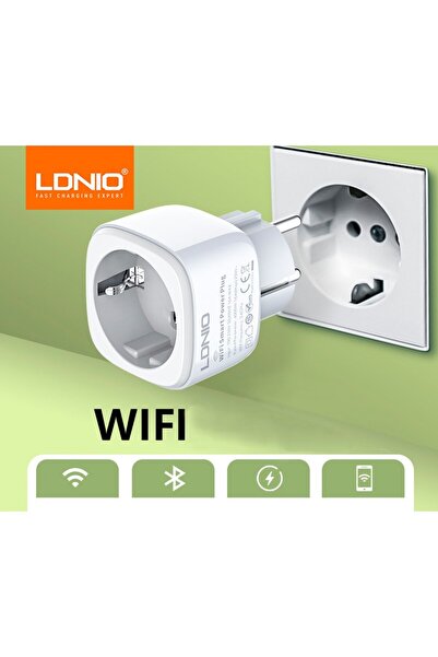LDNIO SEW1080 Smart Socket – Remote Control via 2.4 GHz Wi-Fi and Bluetooth, ...