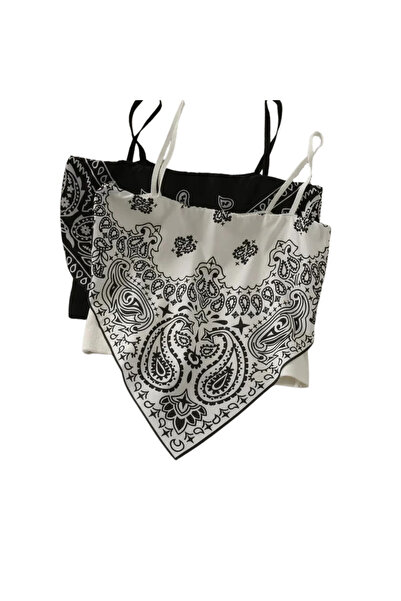 1way Tank top with a triangular front cut