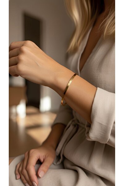 İNN JEWELLERY Çelik Ajda Bilezik Kararmaz Antialerjik (6.5mm) 1 ADET FİYATIDI...