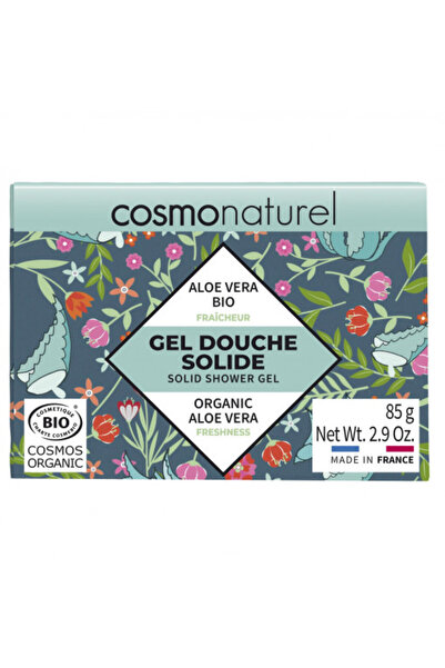 COSMO NATUREL BIO Solid Shower Gel with Aloe Vera 85 g