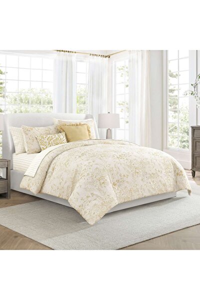 Orange Bed & Bath Barquera Gold | 9-Piece Double Duvet Set