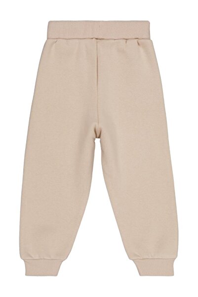 Civil Boys Bear Printed 2-5 Years Old Sweatpants - Beige 3-4 Years Old