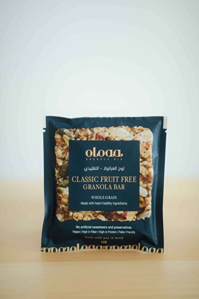 OLOAA بار كلاسيكي خالي من الفواكه، 50 جرام، خالي من الغلوتين