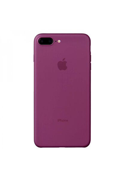 FREEDOM STOREE حافظة آيفون 8 بلس من البولي بروبيلين، غطاء رفيع للغاية - وردي