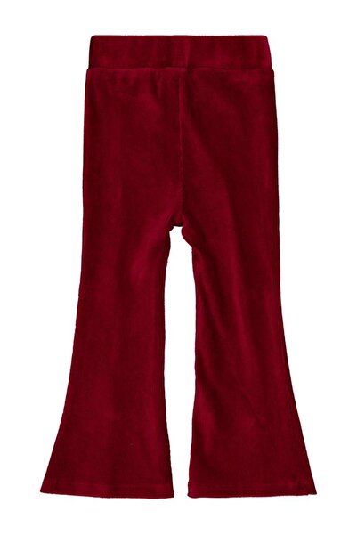 Civil Girls Slit 2-5 Years Old Leggings - Claret Red 5-6 Years Old