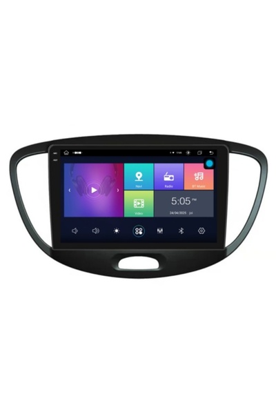 Piloton Dedicated Navigation for Hyundai i10 (2007-2013) 2K 4GB/64GB Octa-Core