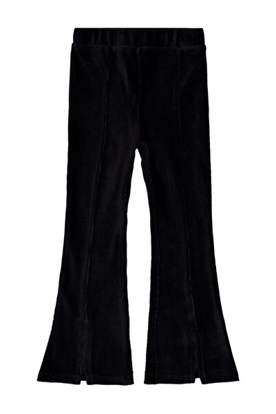 Civil Girls Slit 10-13 Years Old Leggings - Black 13-14 Years Old