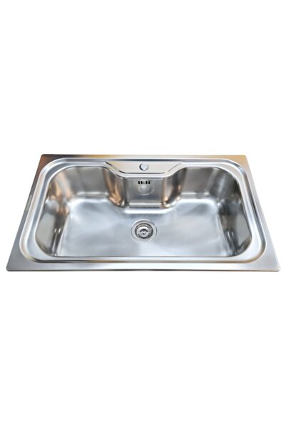 CookingAid Selena Big One stainless steel kitchen sink, 860x510x220mm, with m...