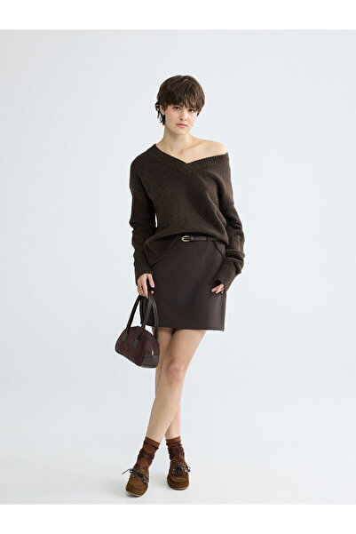 LC Waikiki Beli Kemerli Mini Etek