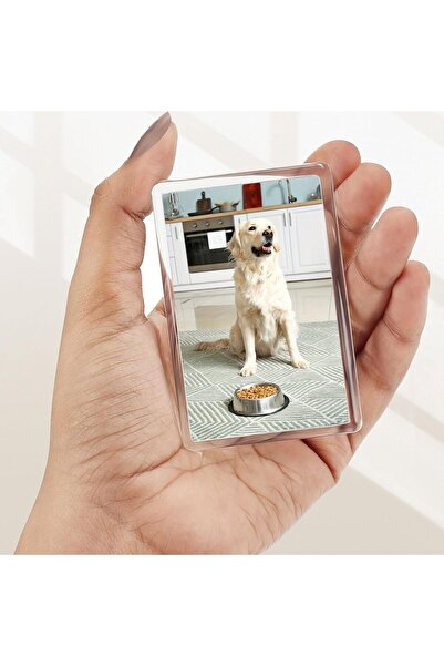 Generic 10Pcs Small Magnetic Photo Frames for 7x4.5cm Photos Mini Acrylic Refrigerator Picture Frame Magnets