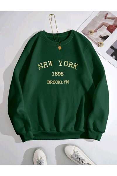 BY CAESAR سترة بروكلين 1898 ذات الرقبة الدائرية