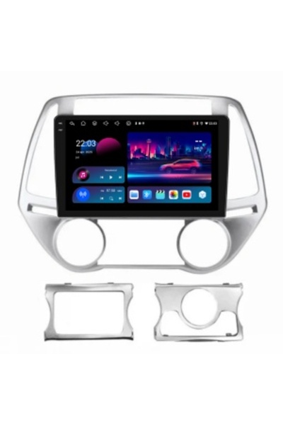 Piloton Dedicated Navigation for Hyundai i20 (2008-2014) - 9 inch, 4GB RAM, 64GB, Octa-Core