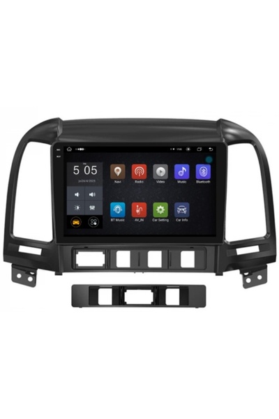 Piloton Navigație dedicată pentru Hyundai Santa Fe 2 (2006-2012) - 2K QLED, 8...