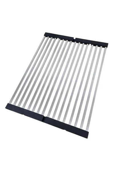 CookingAid Folding Mat - 500 x 320 mm Stainless Steel Folding Dish Drainer