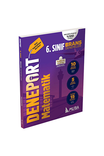 Muba Yayınları 6. Sınıf Deneport Matematik Branş Denemesi