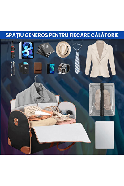 OferteTop Foldable Travel Bag with Generous Space, Adjustable Strap and Water Resistant