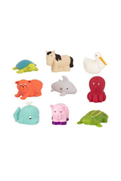 BATTAT Bath Toys Set - 9 Bath Friends