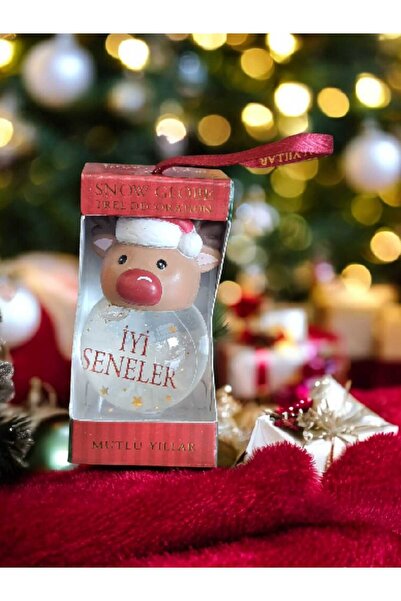 AGT Kar Küresi Yılbaşı Ağaç Süsü 6x4 cm