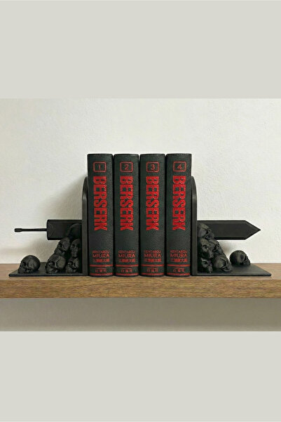 Anka Atolye Berserk Temalı 2'li Kitap Desteği (18 x 14 x 8 cm) Dragon Slayer ...