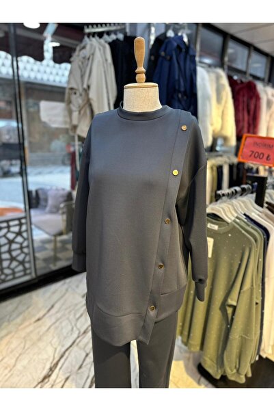 MODA AKGÜN Scuba Yandan Chatzitli Set