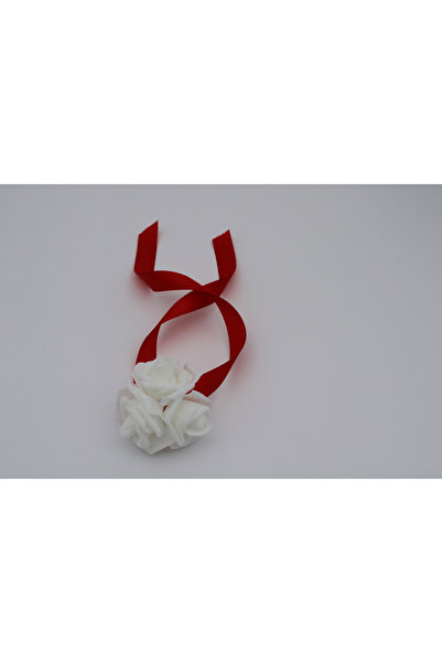 Paperla Bratara nunta satin rosu