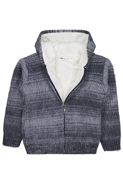 Civil Boys سترة بقلنسوة مع بطانة من الصوف للأعمار 10-13 سنة - رمادي للأعمار 1...