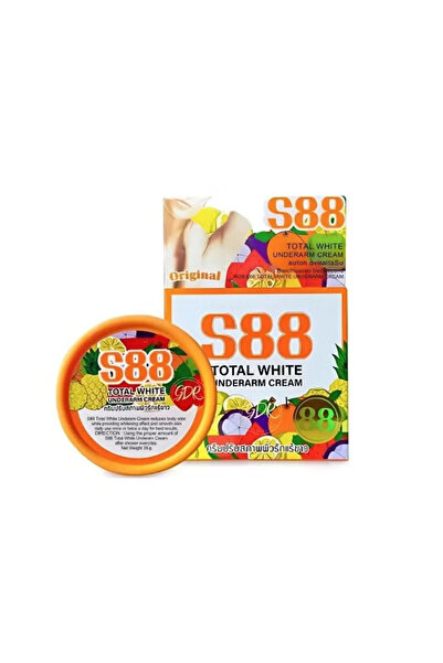 s88 كريم توتال وايت الأصلي 35 جم - تفتيح، إزالة الروائح، تنظيف، وعناية بمرونة...
