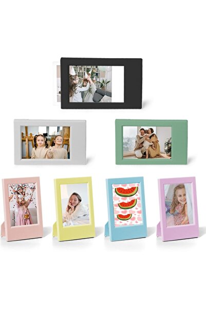 JOYZZZ Mini Photo Frames 7 PCS 2x3 Inch Colorful Polaroid Picture Frames
