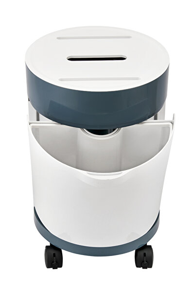 Lawazim Classified Dustbin - Dual Compartment Bin with Wheels and Tissue Holder