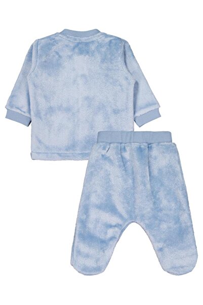 Civil Baby Unicorn Embroidered 1-9 Months Pajama Set - Blue 1-3 Months