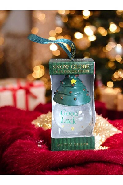 AGT Kar Küresi Yılbaşı Ağaç Süsü 6x4 cm