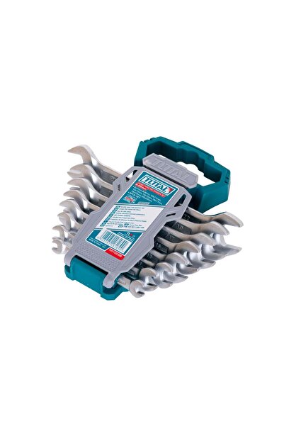 TOTAL Set of 8 Industrial wrenches - 6-22mm