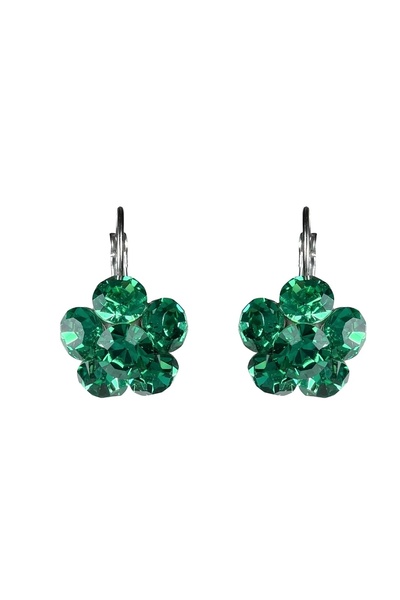 Miidefloriart Cercei Round Stones Chaton Flower SS29, model 445