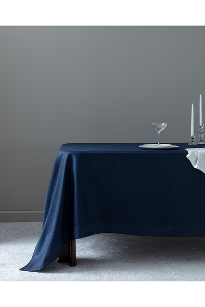 Madame Coco Bourdon Tablecloth - Navy Blue - 160X300 cm