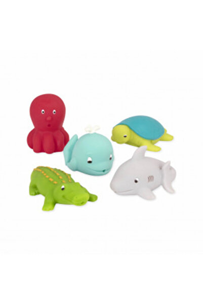 BATTAT Bath Toy Set - 6 Marine Animals