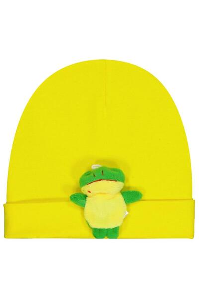 Civil Baby Baby Hat Beanie and Sets with Small Toys - Yellow Standard