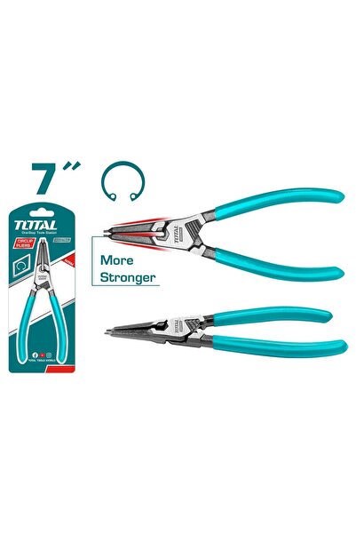 TOTAL Internal fuse pliers straight head - 7/180mm