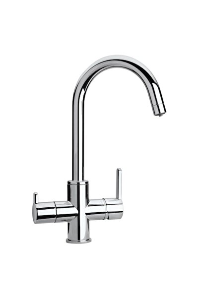 CookingAid THREE FLOW FLO60 3-way kitchen faucet - cold/hot/filtered, chrome finish