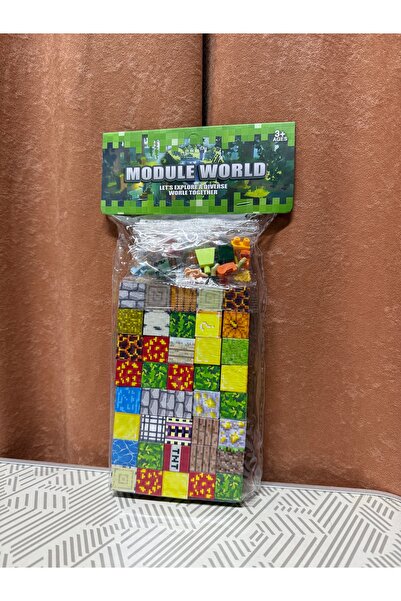 MINECRAFT MAGNETIC BLOCK SET – WORLD MODULE, 80 PIECES