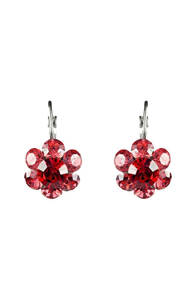 Miidefloriart Cercei Round Stones Chaton Flower SS29, model 458
