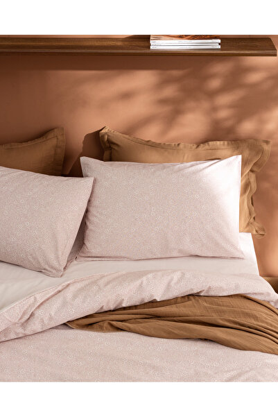 Madame Coco Alida 100% Cotton Ranforce 2-Piece Pillowcase - Powder