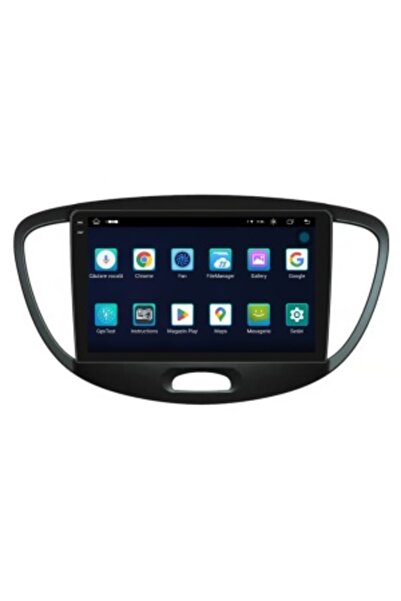 Piloton Dedicated Navigation for Hyundai i10 (2007-2013) 2K, 8GB RAM, 256GB, Octa-Core
