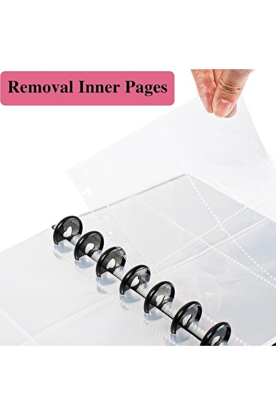 Yelajoy Photocard Binder with 30 Inner Pages, 3-inch Photocard Holder (Black)