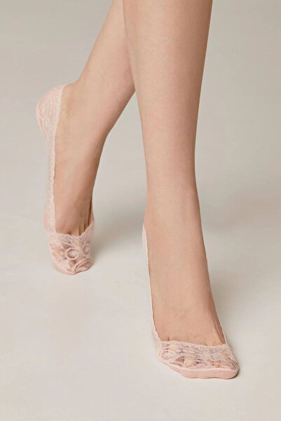 Conte Elegant Women's "invisible" insoles with a lace pattern made of polyami...