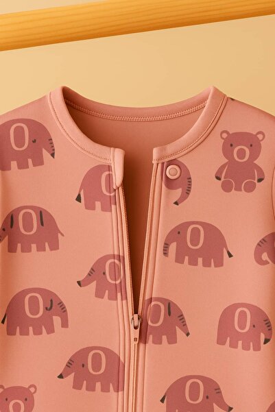 KapsülBebek 100% cotton zippered overalls