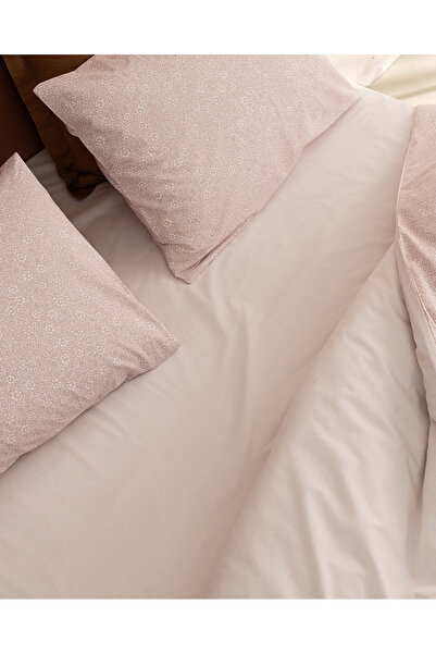 Madame Coco Alida 100% Cotton Ranforce 2-Piece Pillowcase - Powder