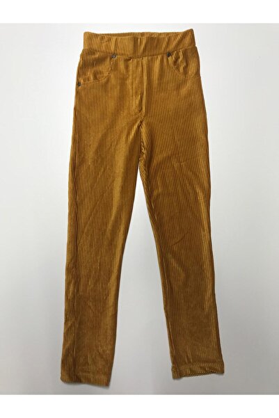 Baby Slon Kids Clup Kışlık Fitilli kadife belden geniş lastikli arkadan çift ...