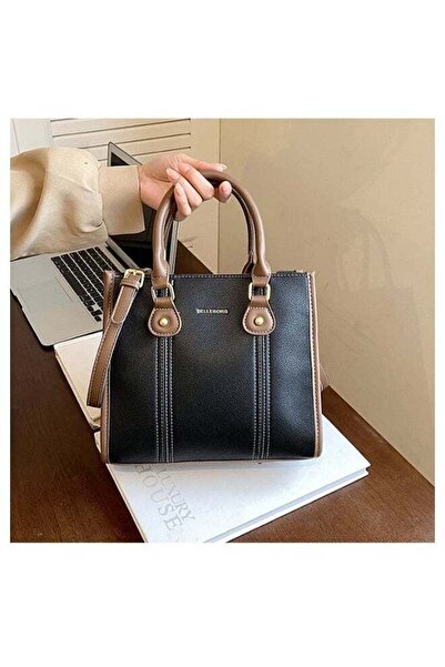 LIGANT Luxury women's handbag in brown and black – elegant and modern design